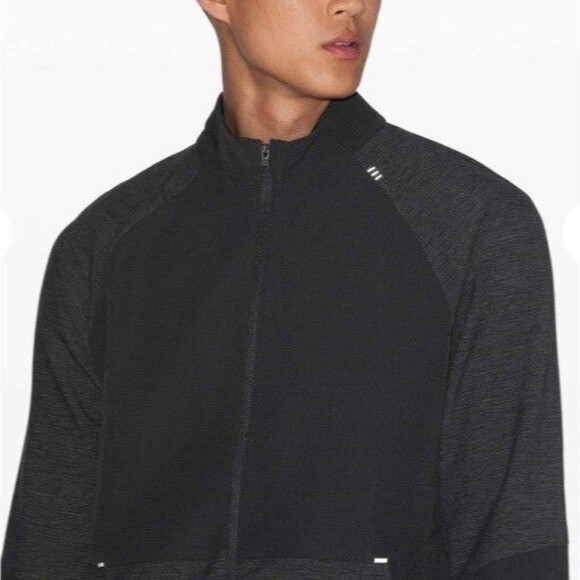 Lululemon Zip Up Track Jacket Men XXL Black License to Train Athletic Run Gym - Picture 5 of 16